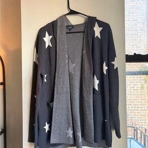 Splendid Gray Knit Cardigan